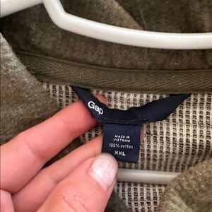 GAP Dark Olive Cotton Sweater XXL